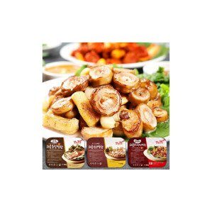 와룡식품 와룡막창 400g 3팩 SET (초벌/삶은/양념) + 막창소스 3팩